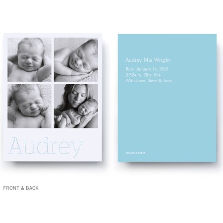 Marquee Monogram Card