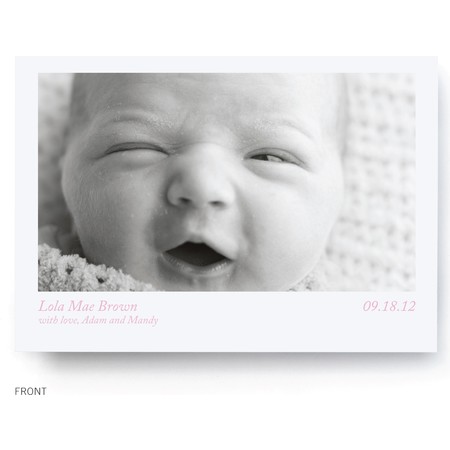 Voila! Birth Announcement