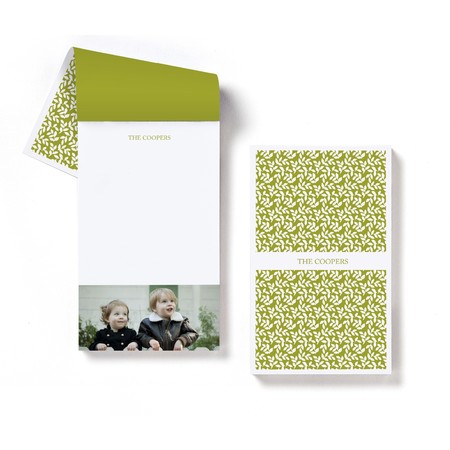 Green Vines Notepad