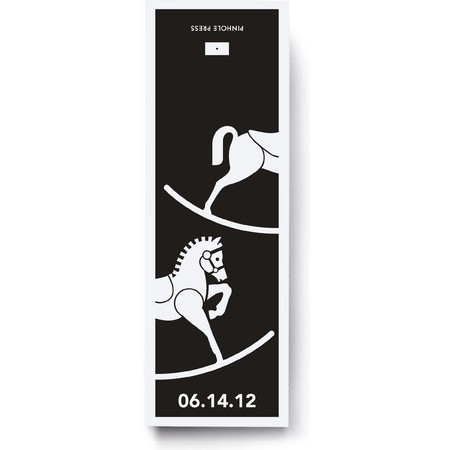 B&W Rocking Horse Gift Labels & Bags