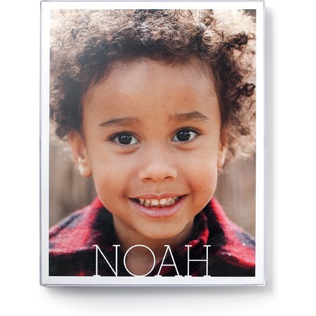 11X14 Acrylic Name Frame Print