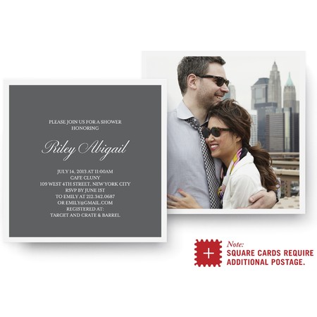 Black Tie Bridal Shower Invitation