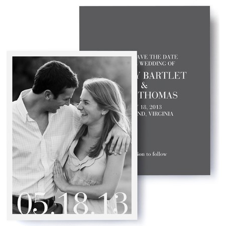 Sophisticate Photo Save The Date Cards
