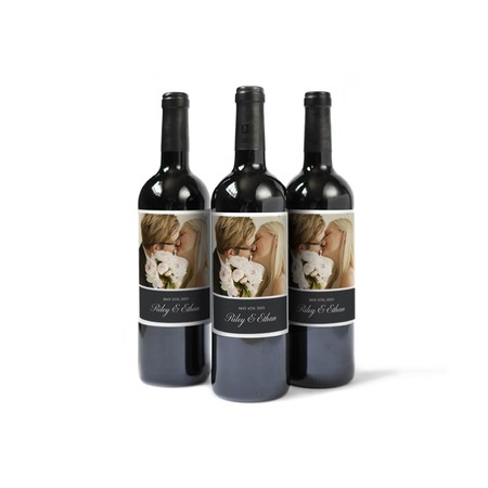 Custom Photo Wine Labels for Weddings