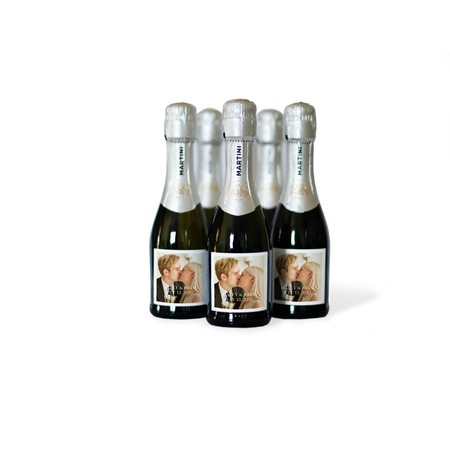 Custom Mini Champagne Bottle Labels
