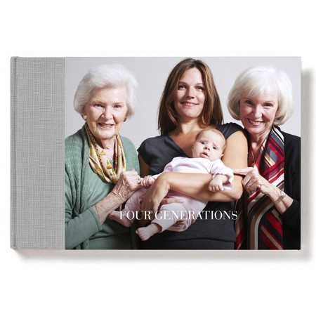 Landscape Layflat Photo Book with Classic Font