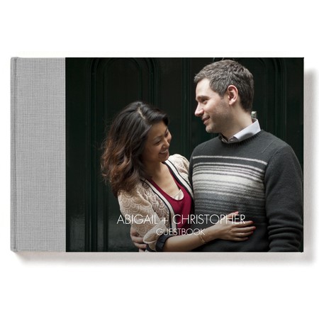 Guest Book Layflat with Modern Font