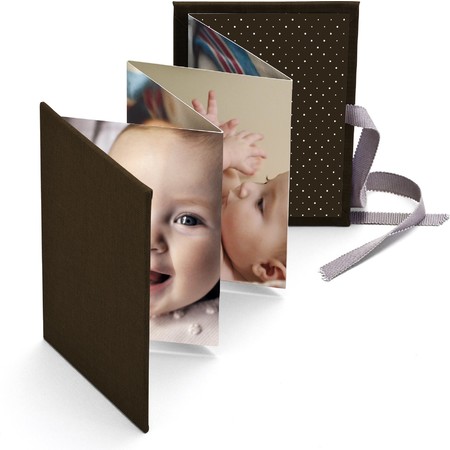 Brag Book with Brown Fabric