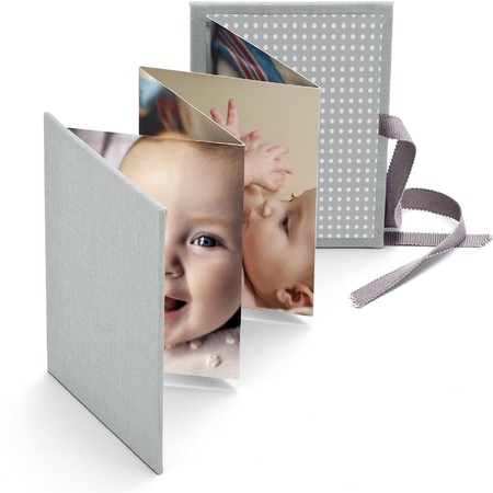 Brag Book with Gray Fabric