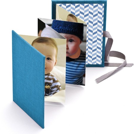 Brag Book with Blue Fabric