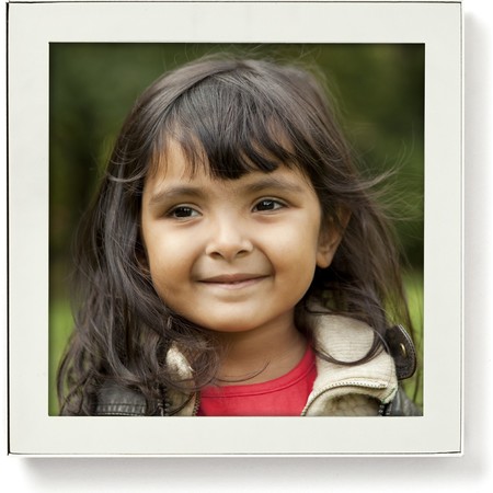 5x5 Silver Framed Print