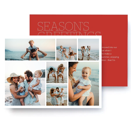 Christmas Letter Photo Card
