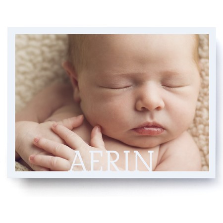 Horizontal Photo Magnet with Name