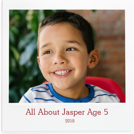 All About Me Photo Book Cover