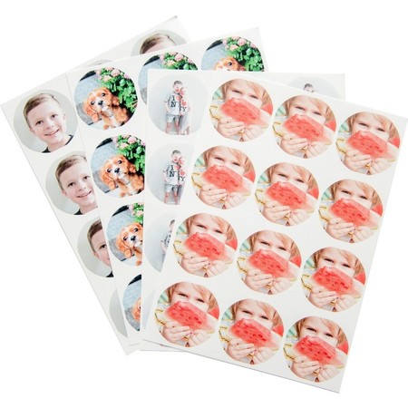 4 Sheets of Photo Stickers