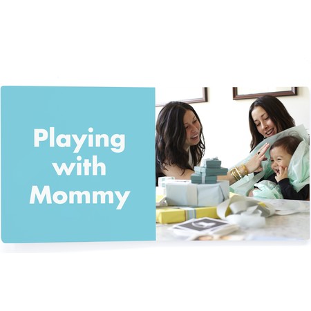 Mommy and Me Traditional Board Book, Playing