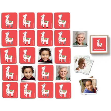 Llama Photo Memory Game