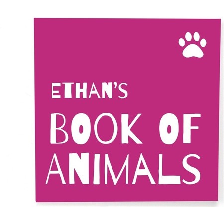 Custom Itty Bitty Book of Animals, Cover