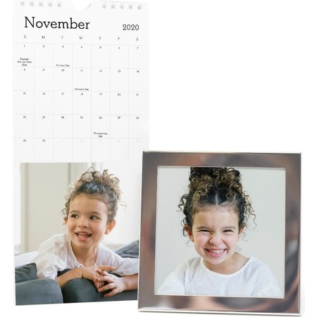 Perforated Wall Calendar and Frame