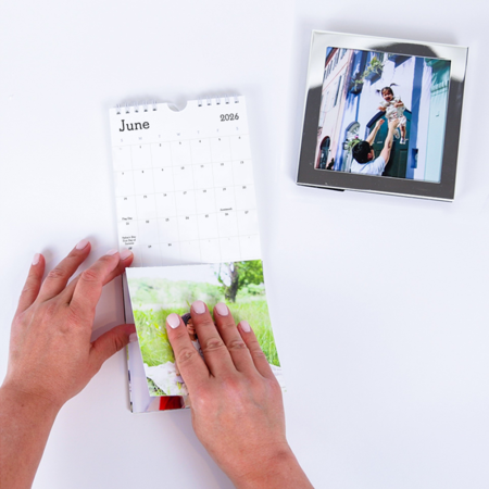 Photo Perforated Wall Calendar, Product Image, 02