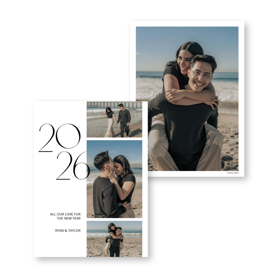 Photo Strip New Year Card, Product Image 01