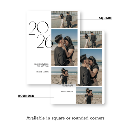 Photo Strip New Year Card, Product Image 03