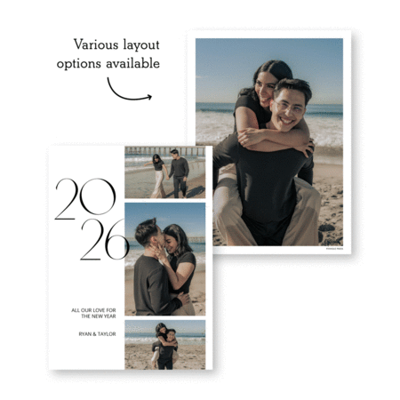 Photo Strip New Year Card, Product Image 02